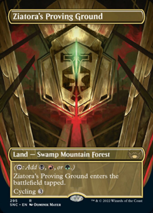 Ziatora's Proving Ground (Borderless Alternate Art) [Streets of New Capenna] [Foil]