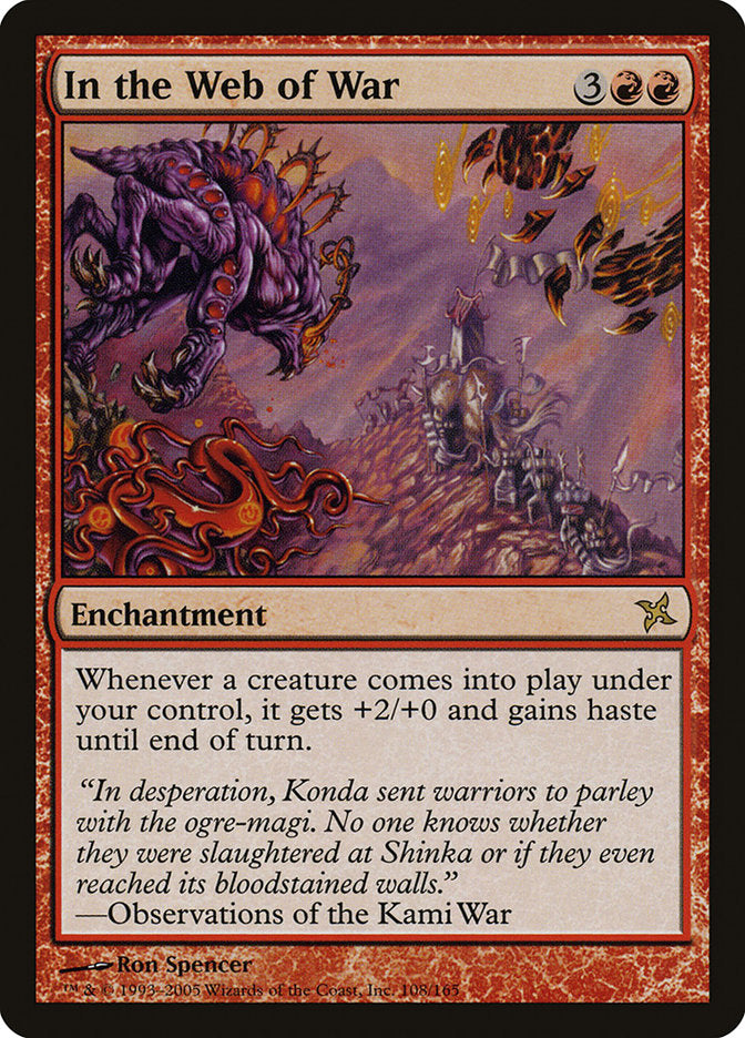 In the Web of War [Betrayers of Kamigawa] [Foil]