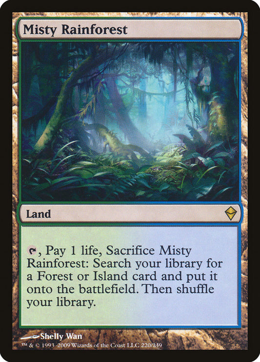 Misty Rainforest [Zendikar] [Foil]