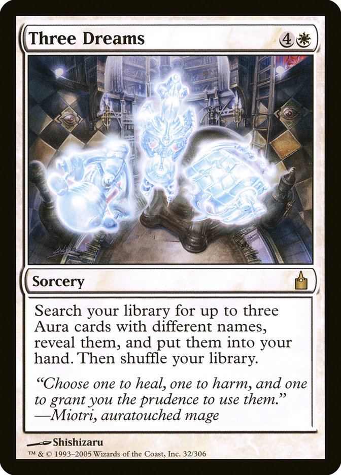 Three Dreams [Ravnica: City of Guilds] [Foil]