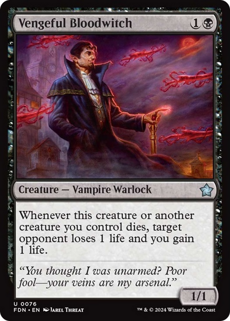 Vengeful Bloodwitch [Foundations] [Foil]