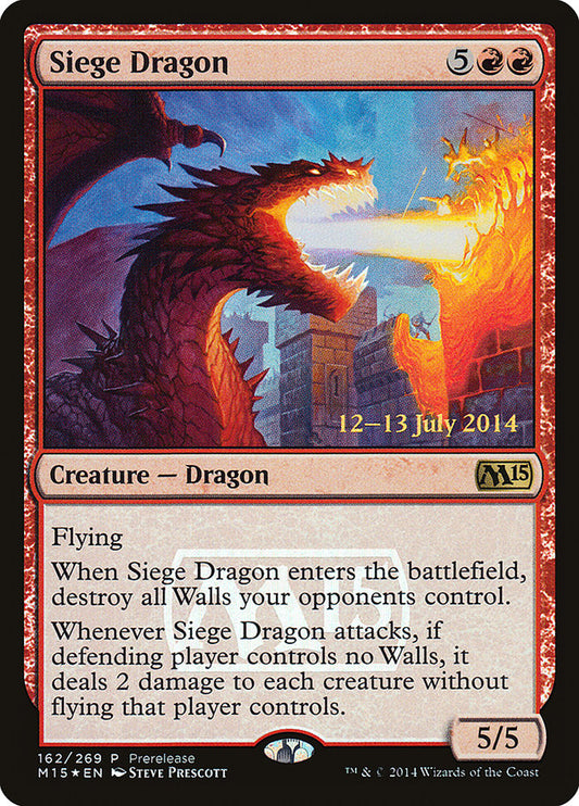 Siege Dragon [Core Set 2015 Promos]