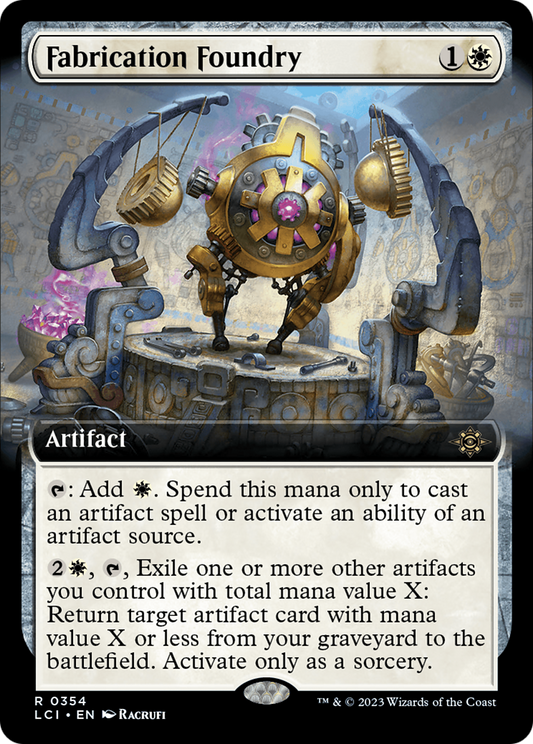 Fabrication Foundry (Extended Art) [The Lost Caverns of Ixalan] [Foil]