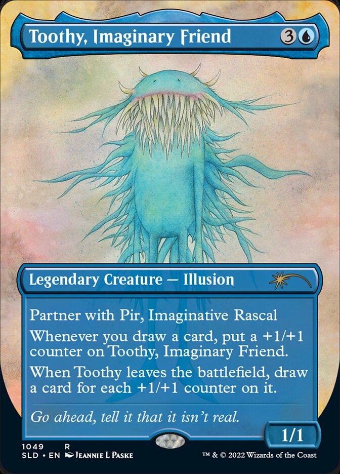 Toothy, Imaginary Friend (Borderless) [Secret Lair Drop Series] [Foil]