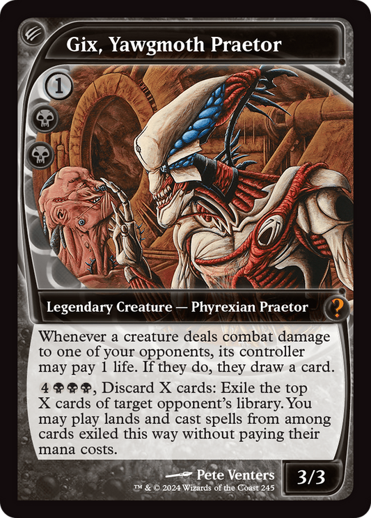 Gix, Yawgmoth Praetor (Future Sight) [Mystery Booster 2] [Foil]