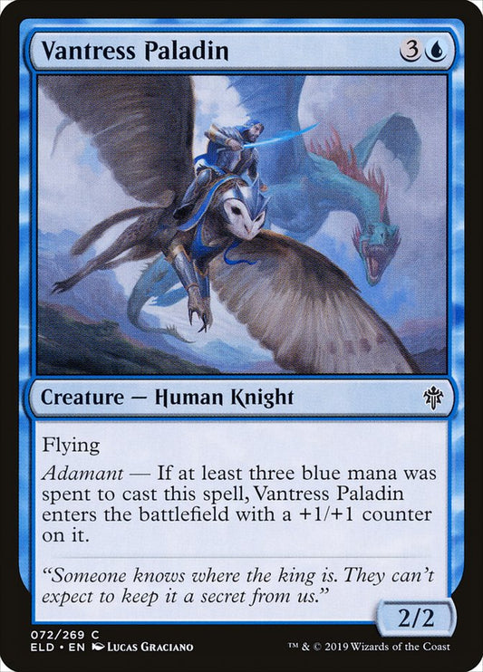 Vantress Paladin [Throne of Eldraine] [Foil]