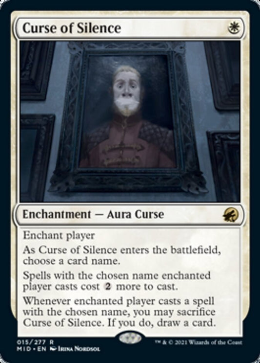 Curse of Silence [Innistrad: Midnight Hunt] [Foil]