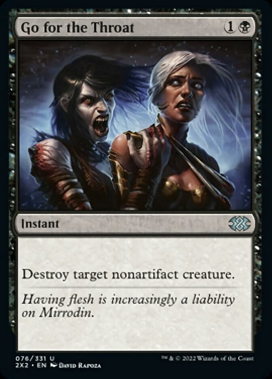 Go for the Throat [Double Masters 2022] [Foil]