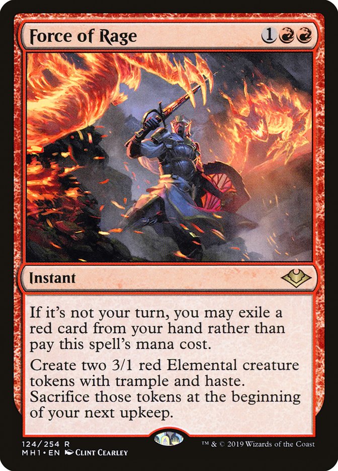 Force of Rage [Modern Horizons] [Foil]