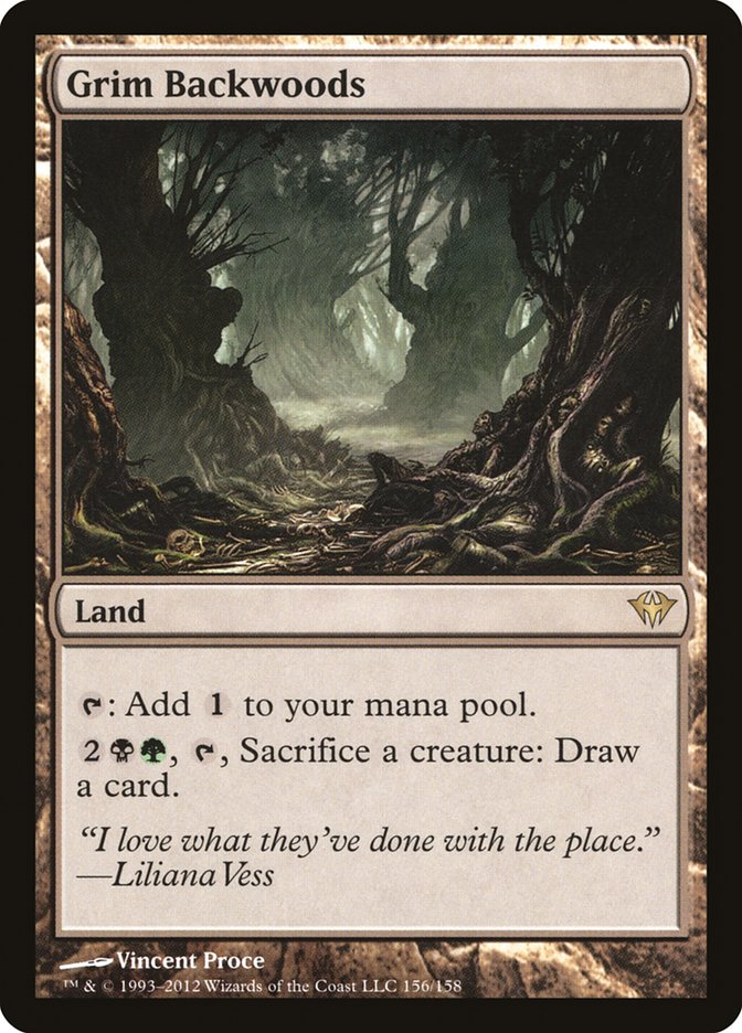Grim Backwoods [Dark Ascension] [Foil]
