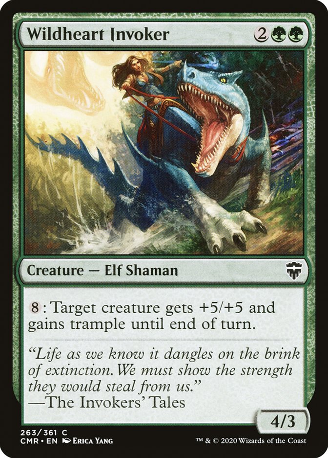 Wildheart Invoker [Commander Legends] [Foil]