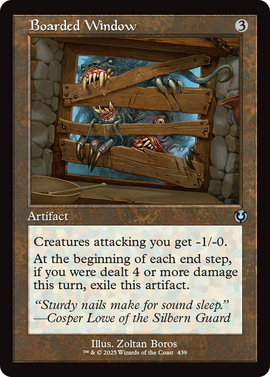 Boarded Window (Retro Frame) [Innistrad Remastered] [Foil]