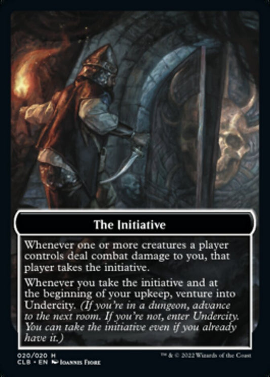 The Initiative // Undercity Double-Sided Token [Commander Legends: Battle for Baldur's Gate Tokens] [Foil]