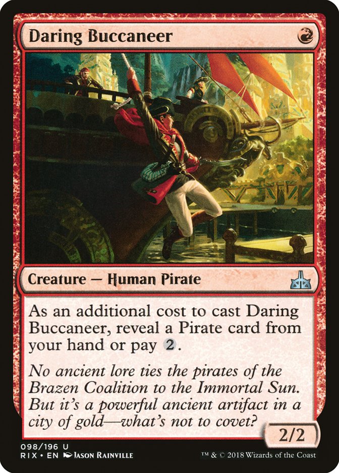 Daring Buccaneer [Rivals of Ixalan] [Foil]