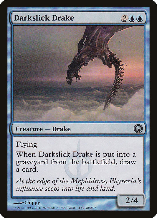 Darkslick Drake [Scars of Mirrodin] [Foil]