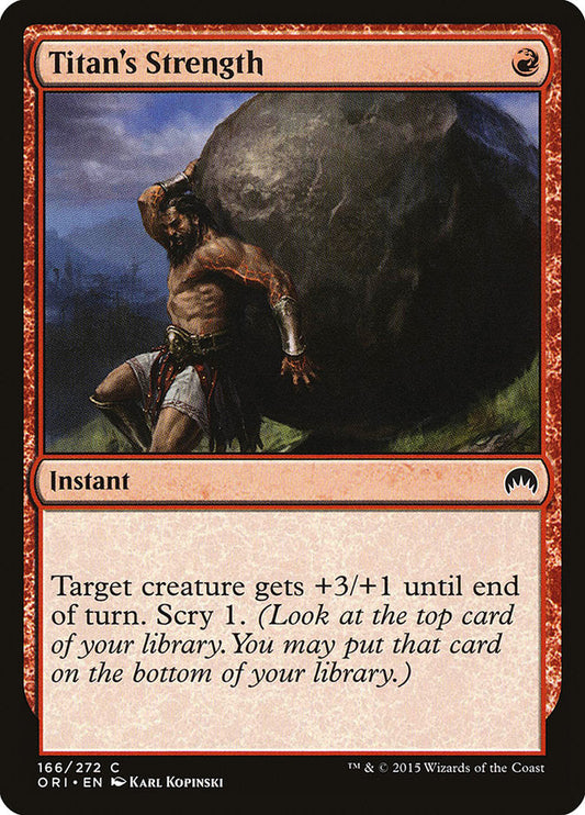 Titan's Strength [Magic Origins] [Foil]