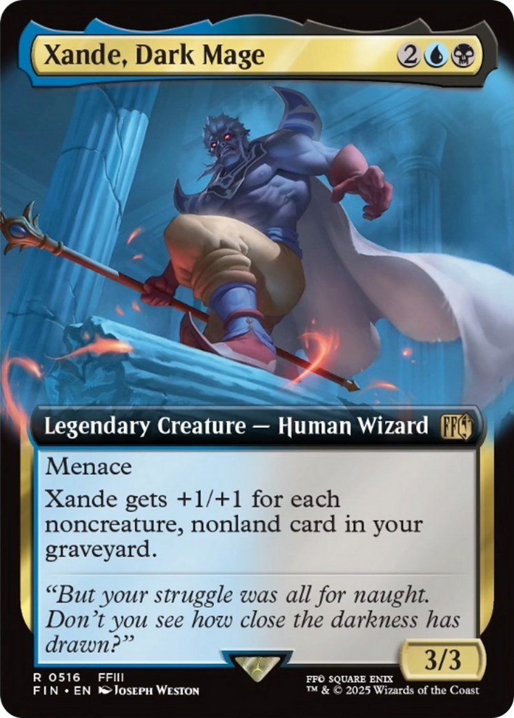 Xande, Dark Mage (Extended Art) [FINAL FANTASY] [Foil]