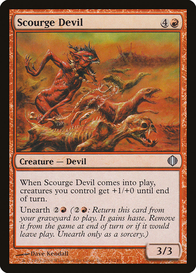 Scourge Devil [Shards of Alara] [Foil]