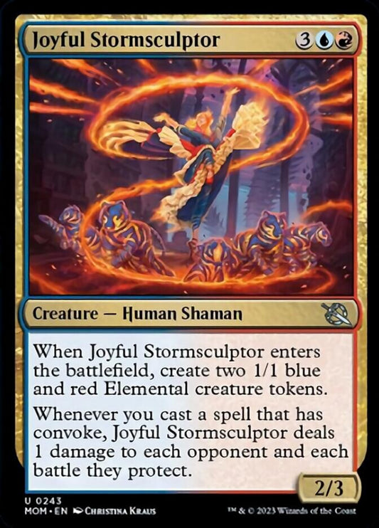 Joyful Stormsculptor [March of the Machine] [Foil]