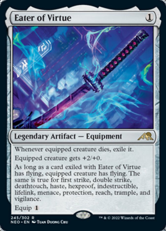 Eater of Virtue [Kamigawa: Neon Dynasty] [Foil]