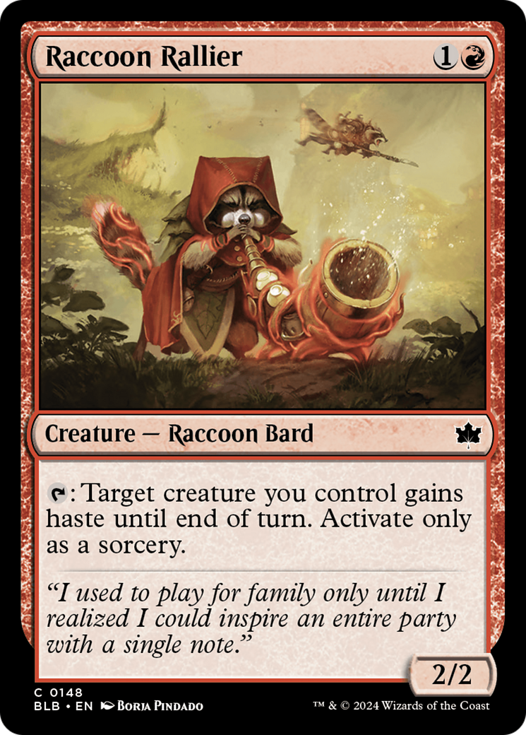 Raccoon Rallier [Bloomburrow] [Foil]