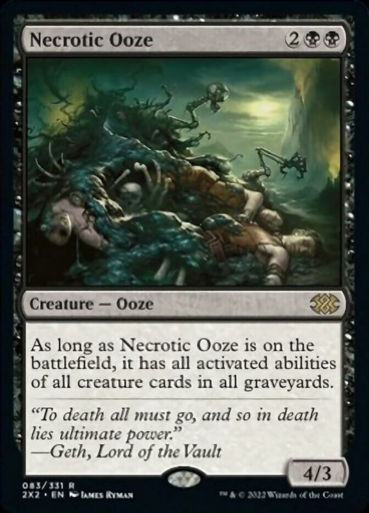 Necrotic Ooze [Double Masters 2022] [Foil]