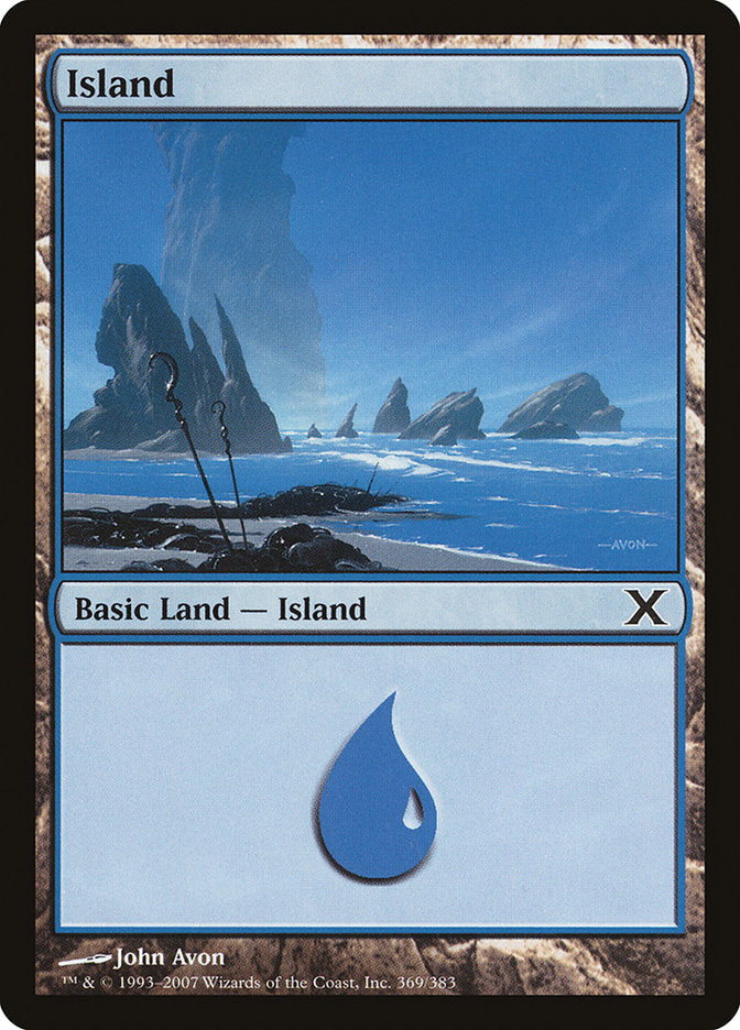 Island (369) [Tenth Edition] [Foil]
