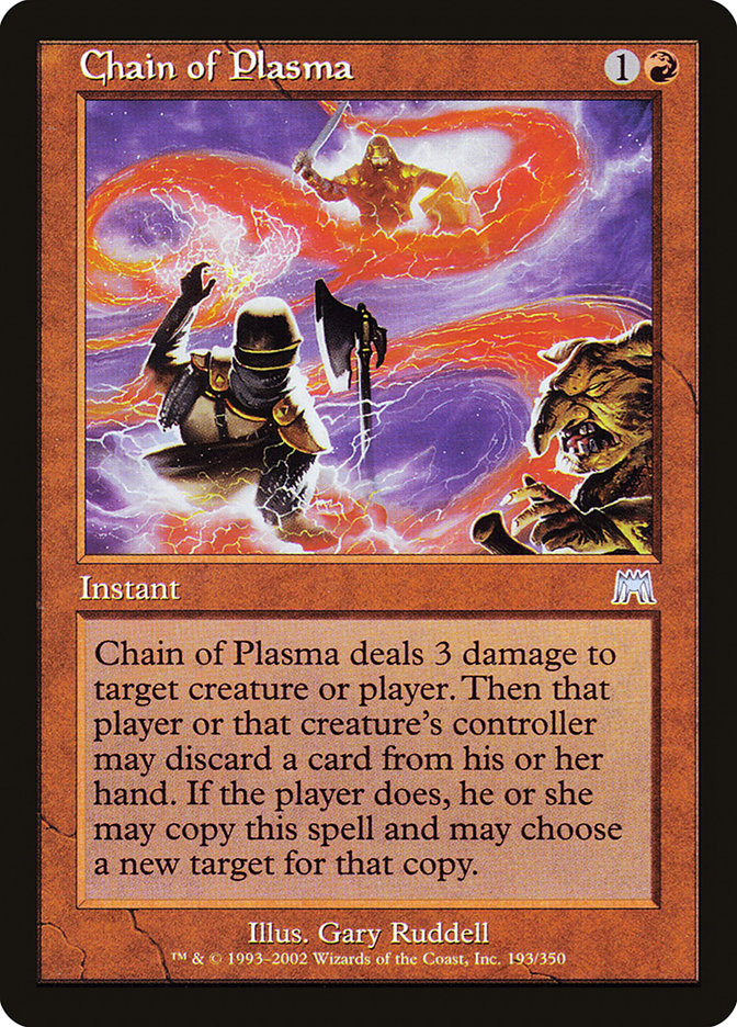 Chain of Plasma [Onslaught] [Foil]