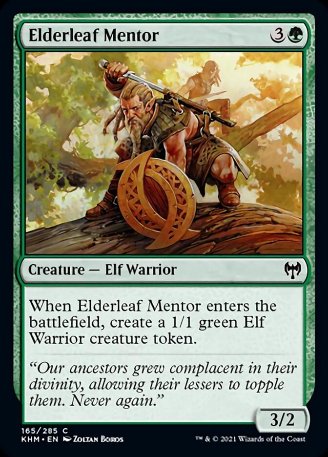 Elderleaf Mentor [Kaldheim] [Foil]