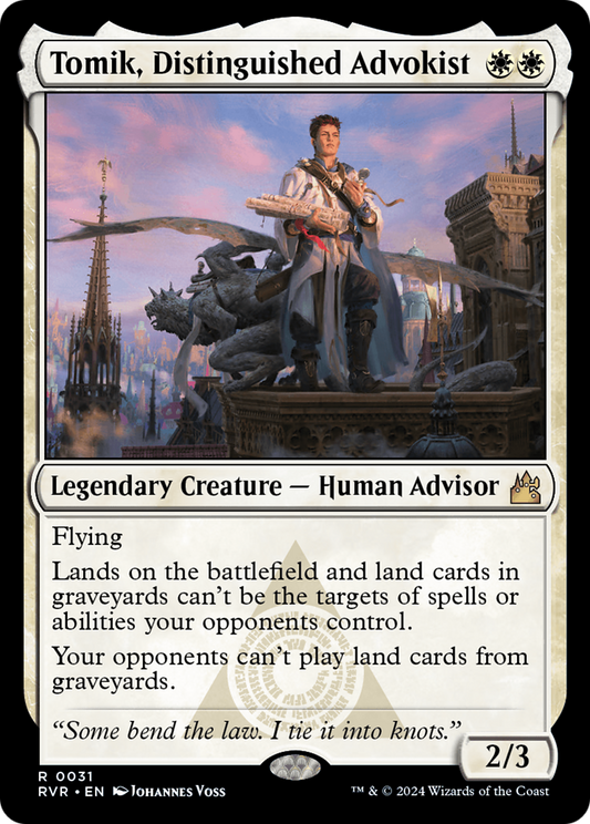 Tomik, Distinguished Advokist [Ravnica Remastered] [Foil]