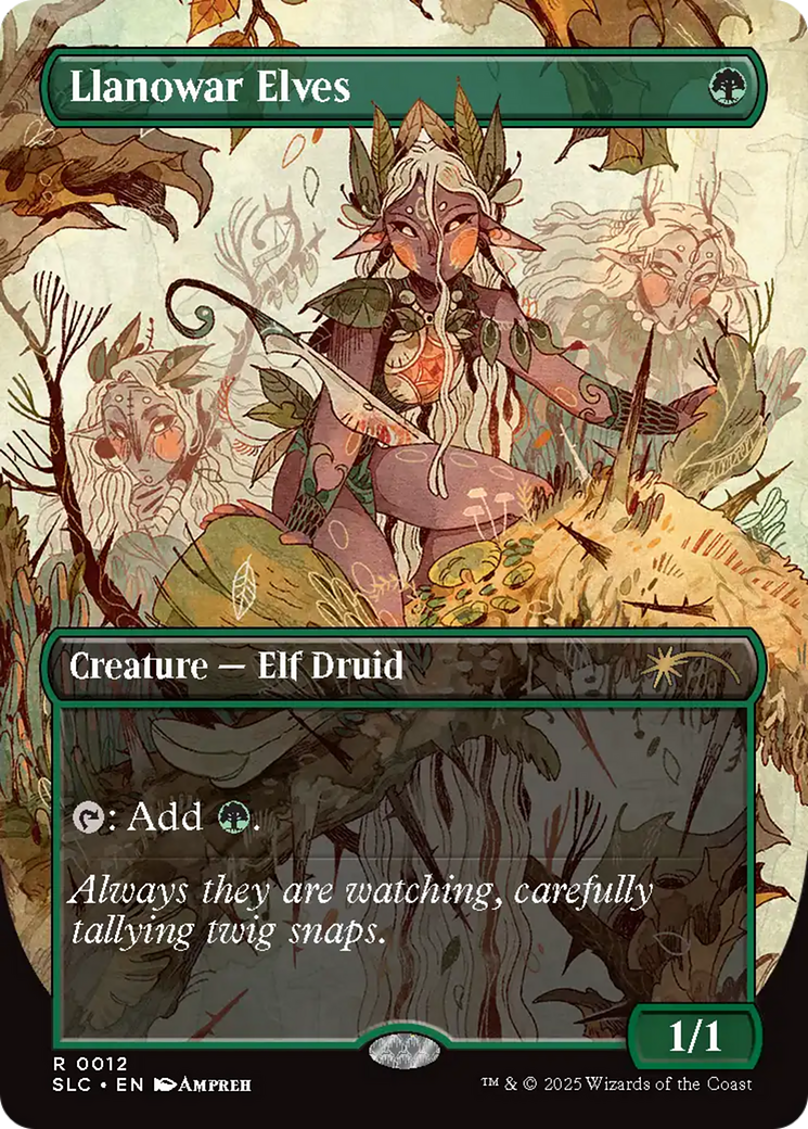 Llanowar Elves [Secret Lair Countdown Kit] [Foil]
