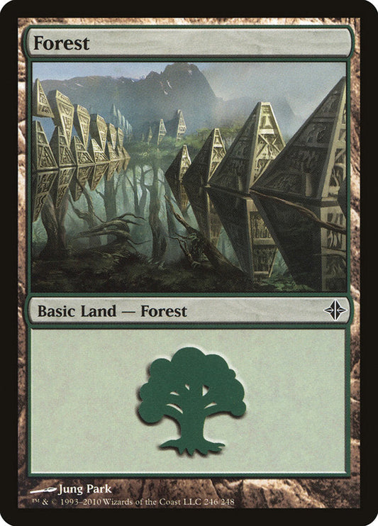 Forest (246) [Rise of the Eldrazi] [Foil]