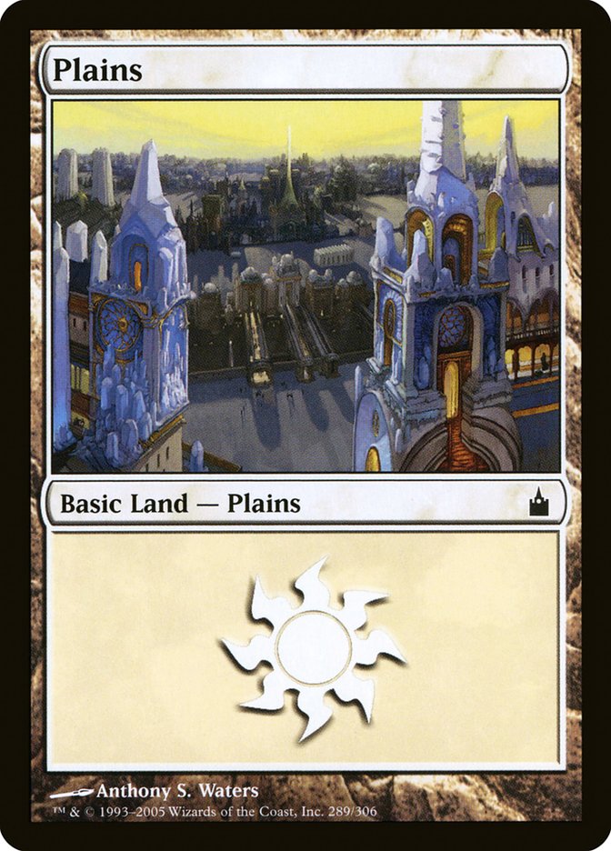 Plains (289) [Ravnica: City of Guilds] [Foil]