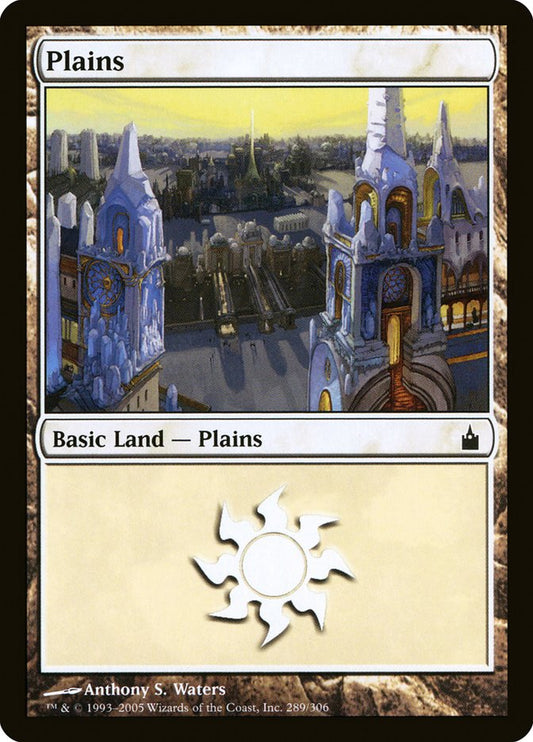 Plains (289) [Ravnica: City of Guilds] [Foil]