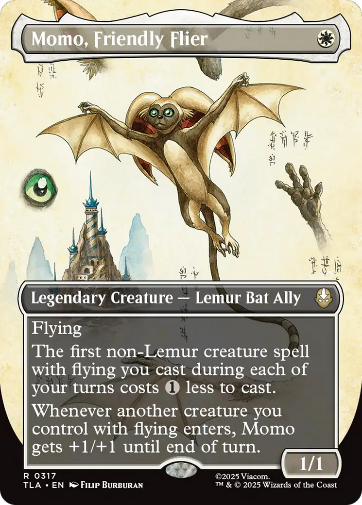Momo, Friendly Flier (Borderless) [Avatar: The Last Airbender] [Foil]