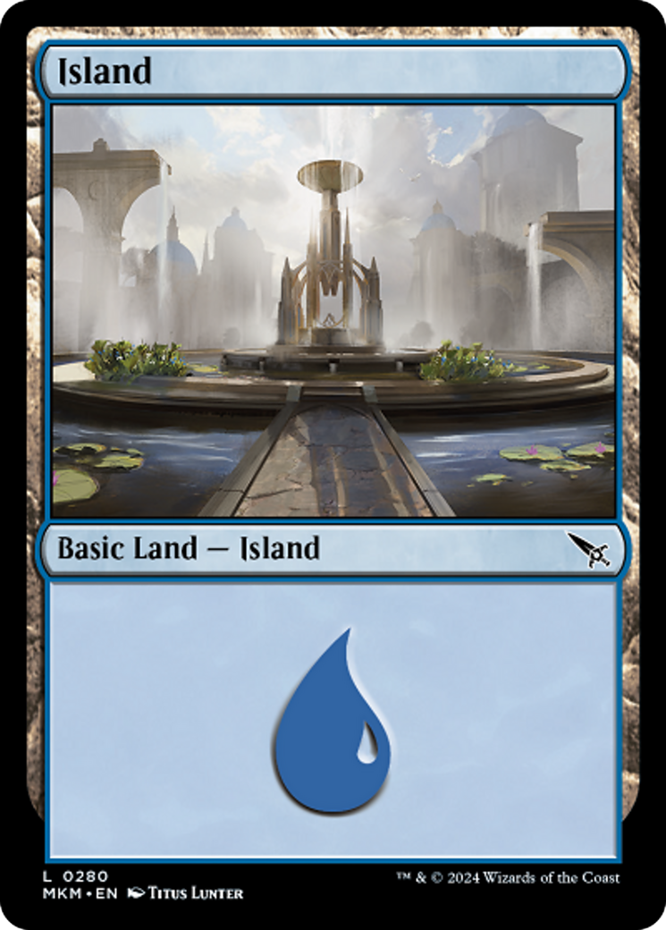 Island (0280) [Murders at Karlov Manor] [Foil]