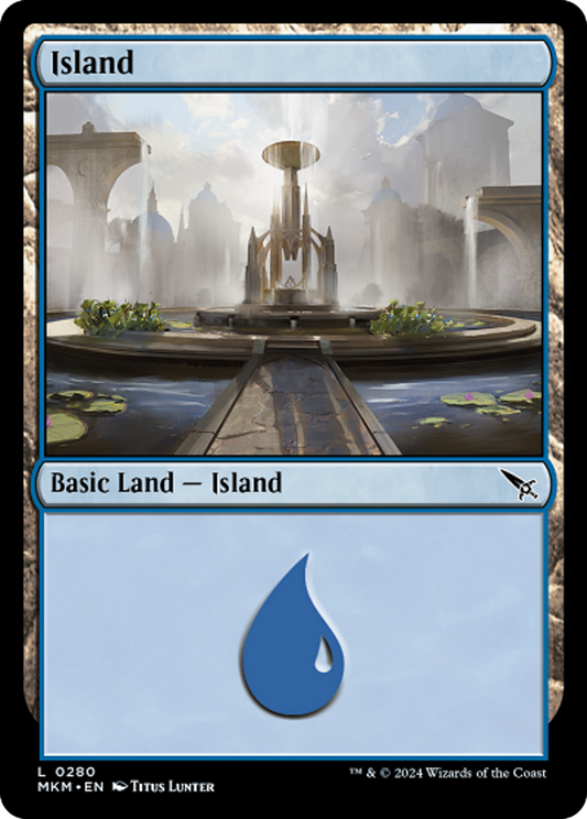 Island (0280) [Murders at Karlov Manor] [Foil]
