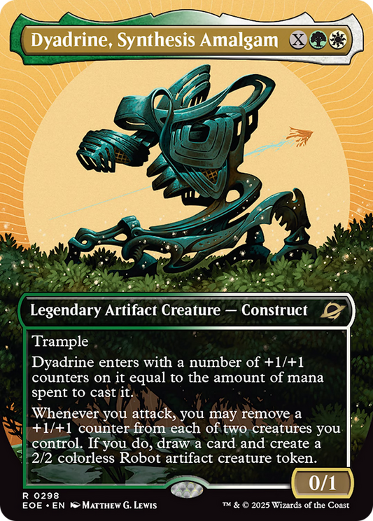 Dyadrine, Synthesis Amalgam (Borderless) [Edge of Eternities] [Foil]
