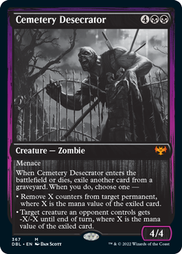Cemetery Desecrator [Innistrad: Double Feature] [Foil]