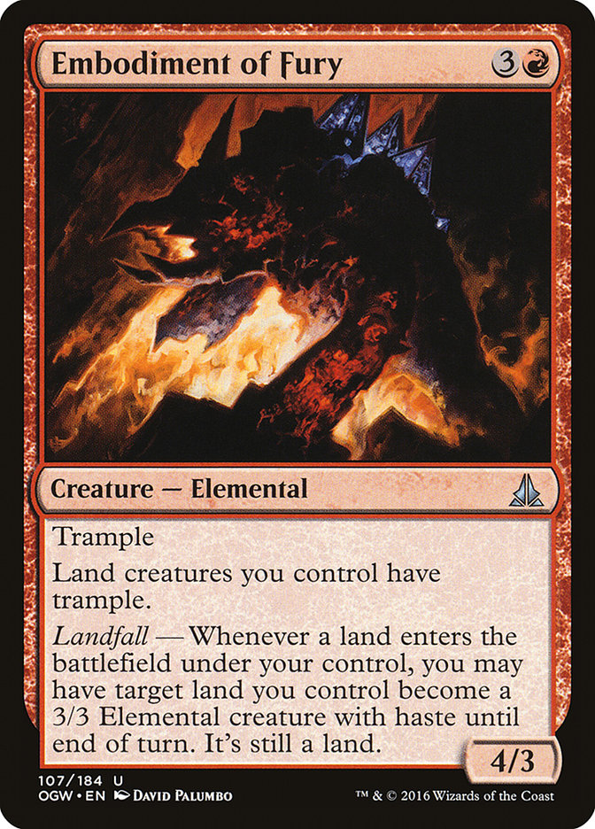 Embodiment of Fury [Oath of the Gatewatch] [Foil]