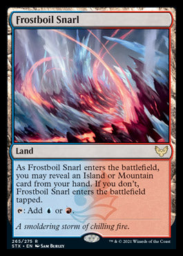 Frostboil Snarl [Strixhaven: School of Mages] [Foil]