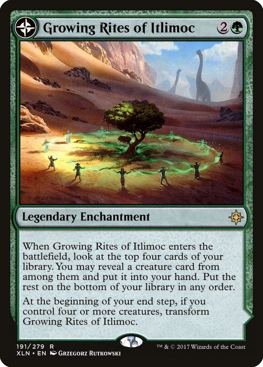 Growing Rites of Itlimoc // Itlimoc, Cradle of the Sun [Ixalan] [Foil]