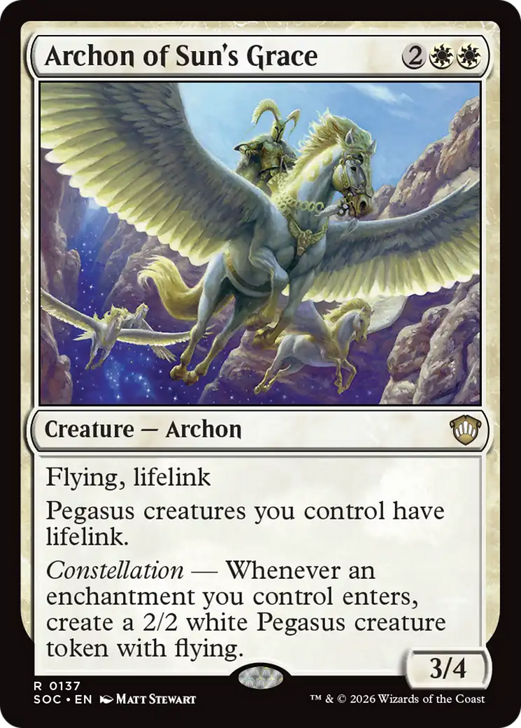 Archon of Sun's Grace [Secrets of Strixhaven Commander] [Foil]