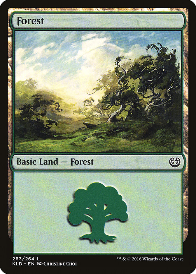 Forest (263) [Kaladesh] [Foil]