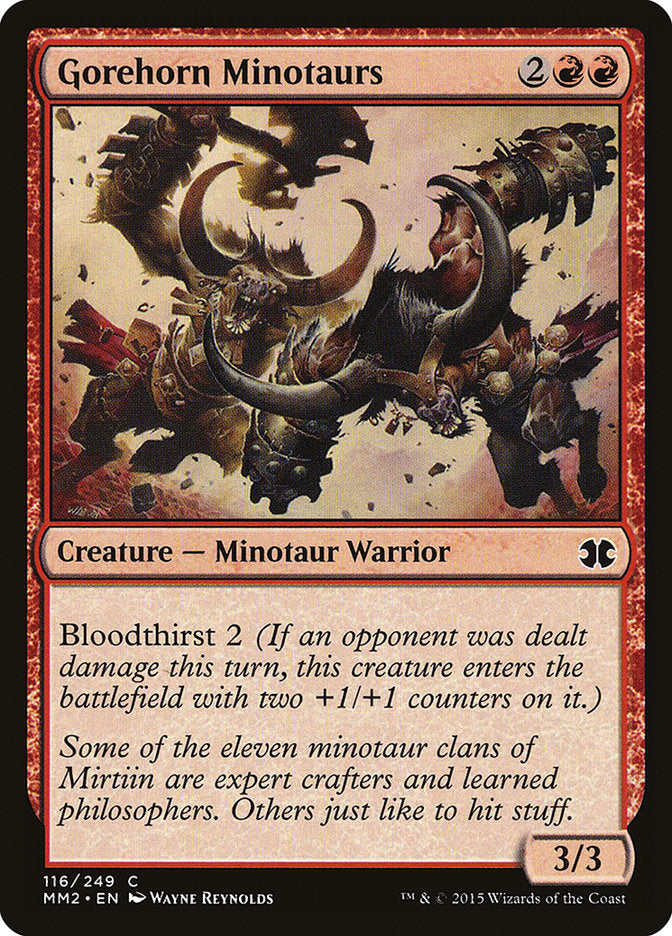 Gorehorn Minotaurs [Modern Masters 2015] [Foil]