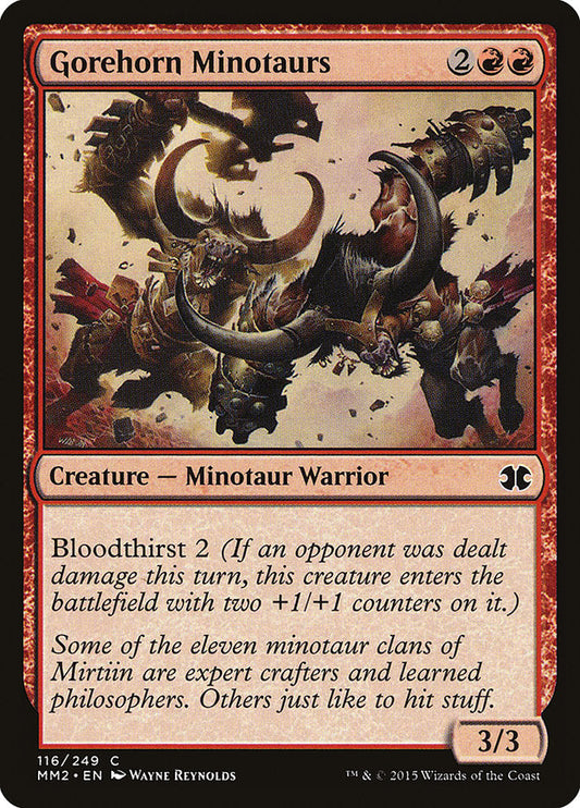 Gorehorn Minotaurs [Modern Masters 2015] [Foil]