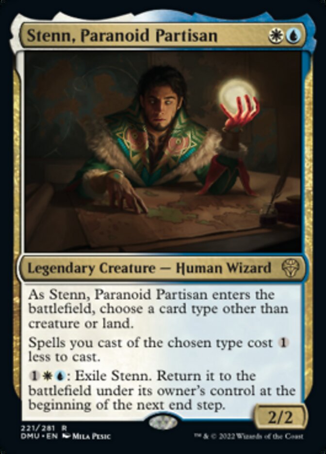 Stenn, Paranoid Partisan [Dominaria United] [Foil]