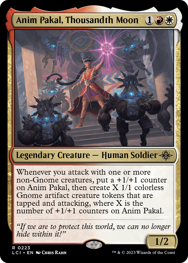Anim Pakal, Thousandth Moon [The Lost Caverns of Ixalan] [Foil]