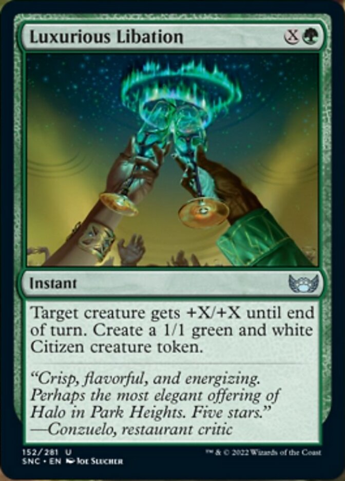 Luxurious Libation [Streets of New Capenna] [Foil]