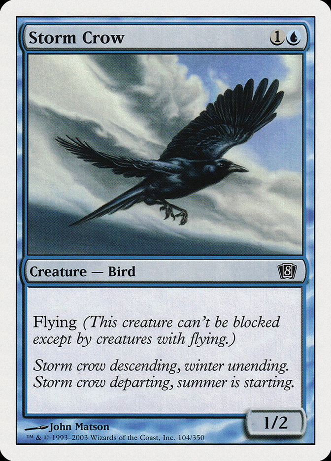 Storm Crow [Eighth Edition] [Foil]